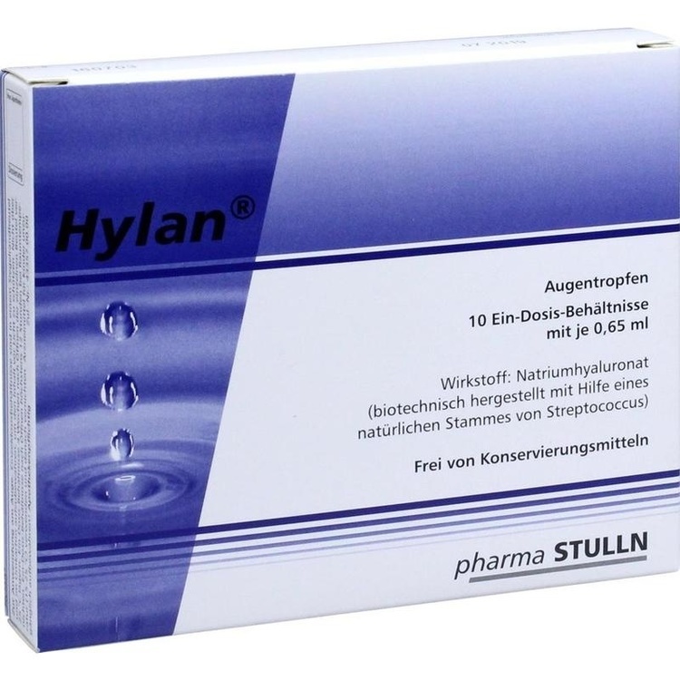 HYLAN 0,65 ml Augentropfen 10 St