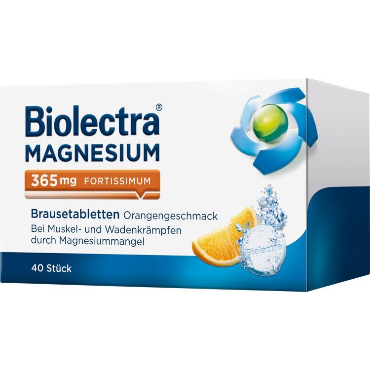 BIOLECTRA Magnesium 365 fortissimum Orange Br.Tab. 40 St