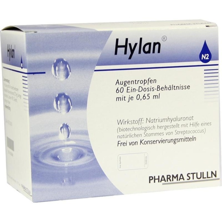 HYLAN 0,65 ml Augentropfen 60 St