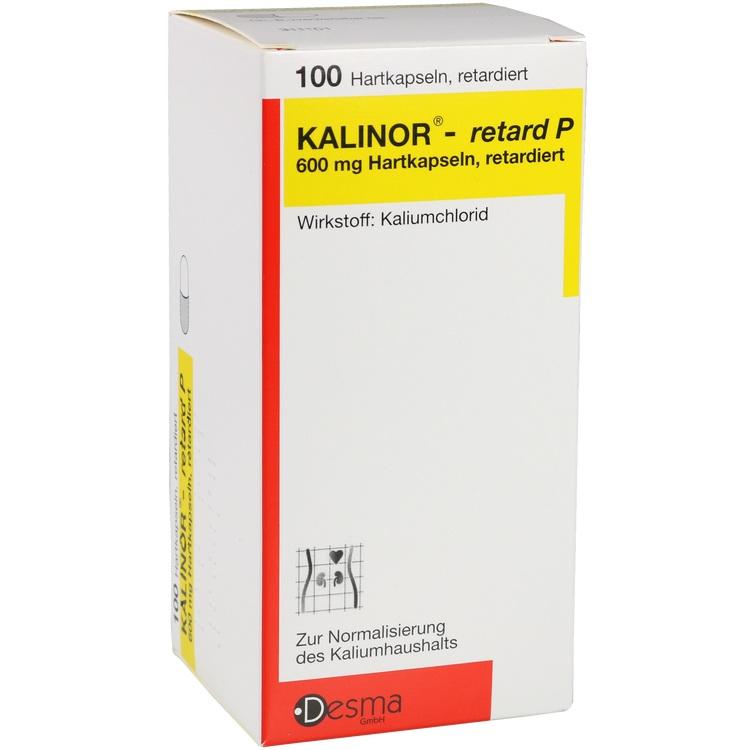 KALINOR retard P 600 mg Hartkapseln 100 St