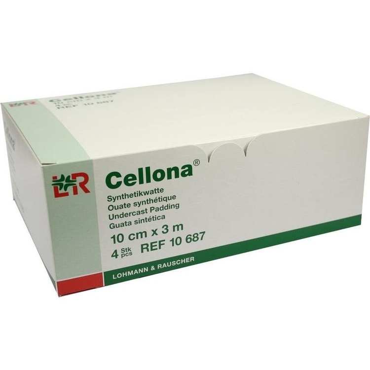 CELLONA Synthetikwatte 10 cmx3 m 4 St