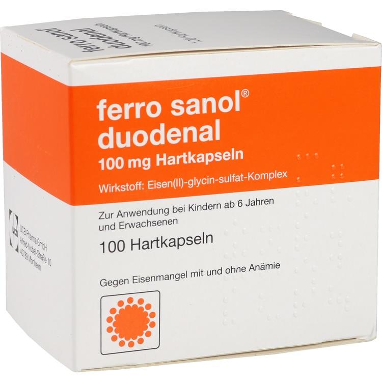 FERRO SANOL duodenal Hartkaps.m.msr.überz.Pell. 100 St