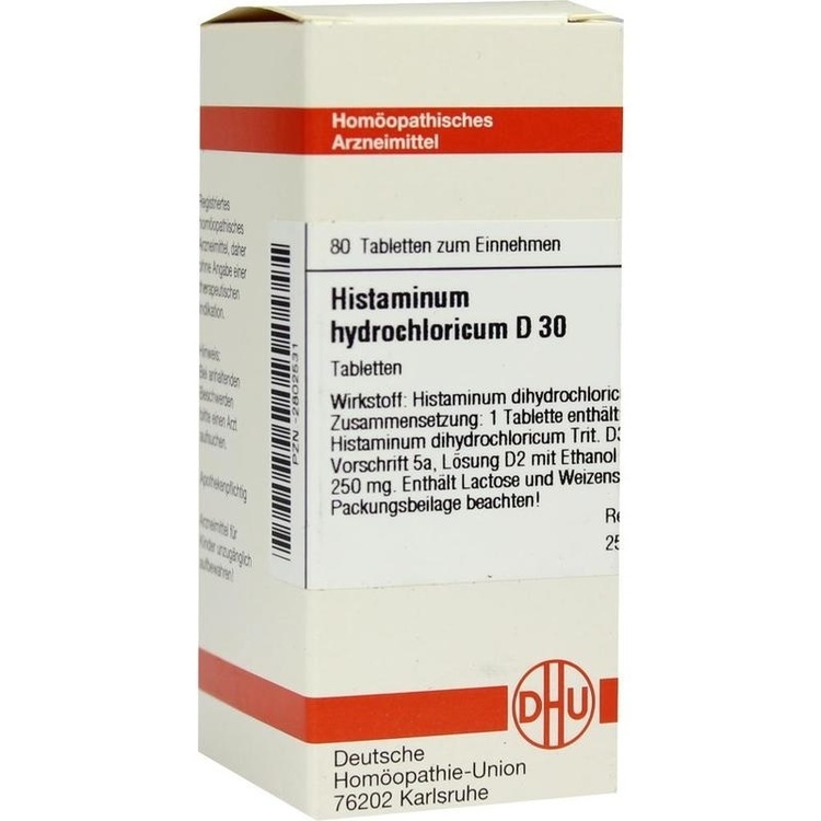 HISTAMINUM hydrochloricum D 30 Tabletten 80 St