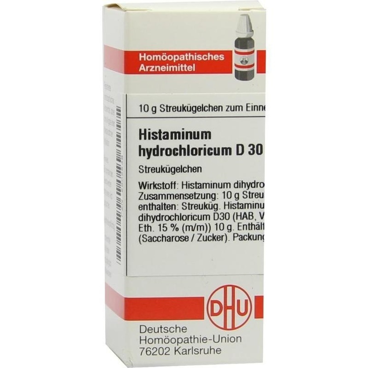 HISTAMINUM hydrochloricum D 30 Globuli 10 g