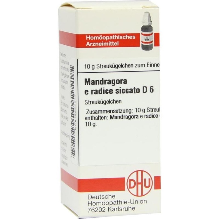 MANDRAGORA E radice siccata D 6 Globuli 10 g