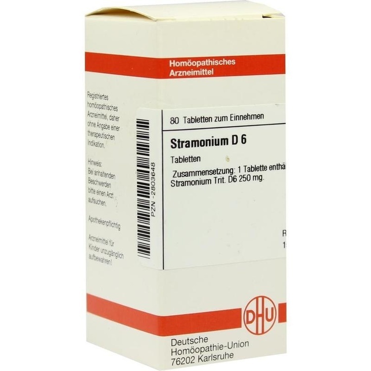 STRAMONIUM D 6 Tabletten 80 St