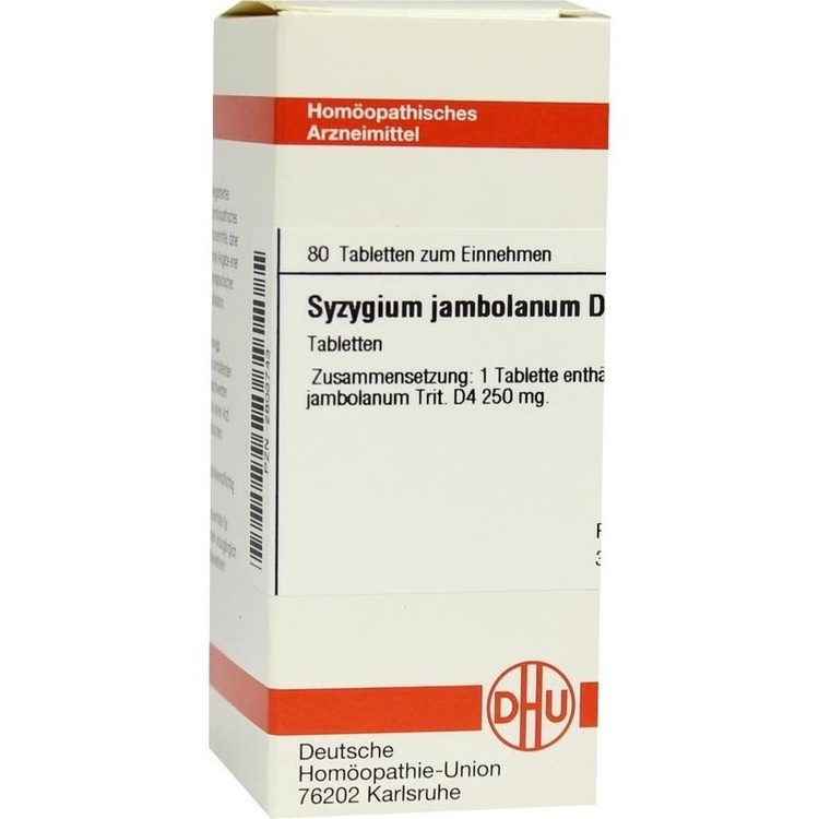 SYZYGIUM JAMBOLANUM D 4 Tabletten 80 St