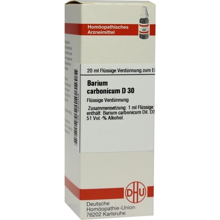 BARIUM CARBONICUM D 30 Dilution 20 ml