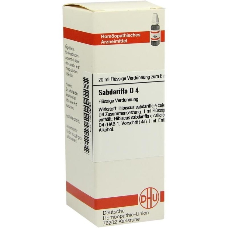 SABDARIFFA D 4 Dilution 20 ml