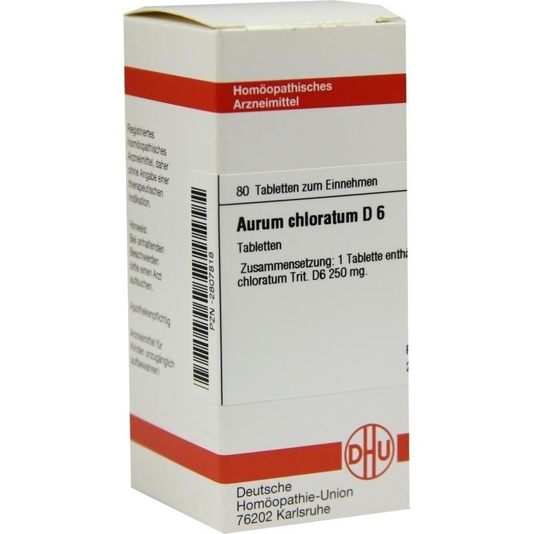 AURUM CHLORATUM D 6 Tabletten 80 St