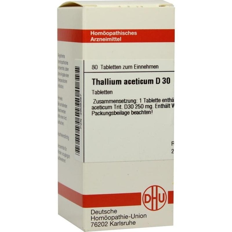 THALLIUM ACETICUM D 30 Tabletten 80 St