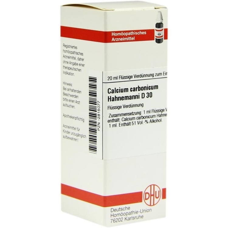 CALCIUM CARBONICUM Hahnemanni D 30 Dilution 20 ml