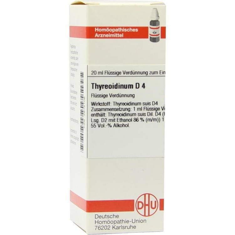 THYREOIDINUM D 4 Dilution 20 ml