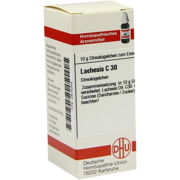 LACHESIS C 30 Globuli 10 g