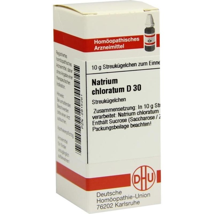 NATRIUM CHLORATUM D 30 Globuli 10 g