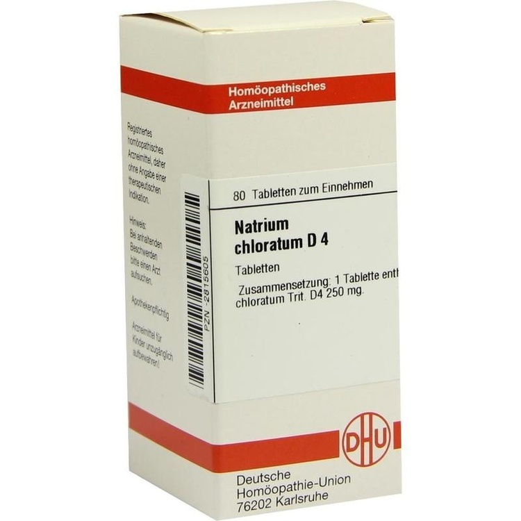 NATRIUM CHLORATUM D 4 Tabletten 80 St