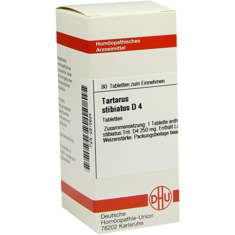 TARTARUS STIBIATUS D 4 Tabletten 80 St