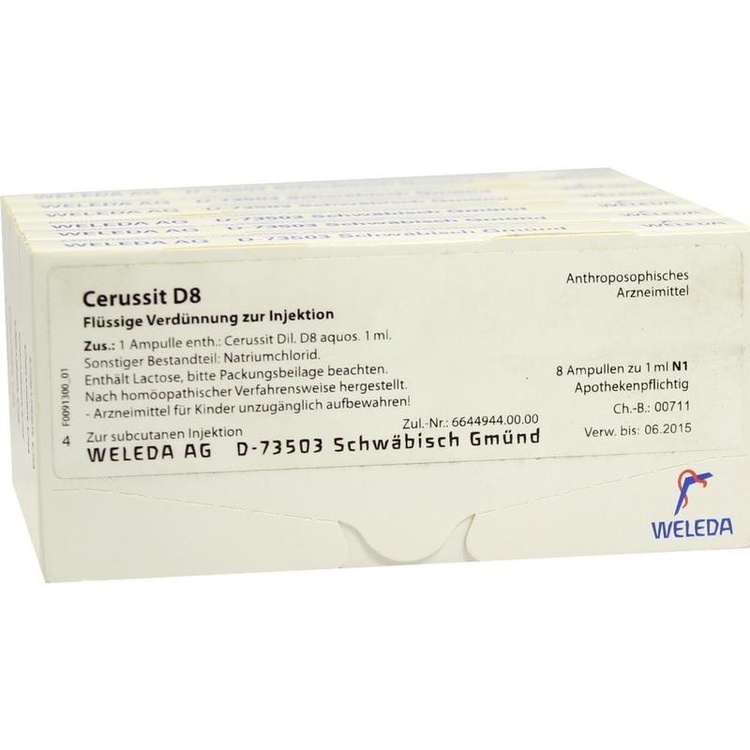 CERUSSIT D 8 Ampullen 48X1 ml