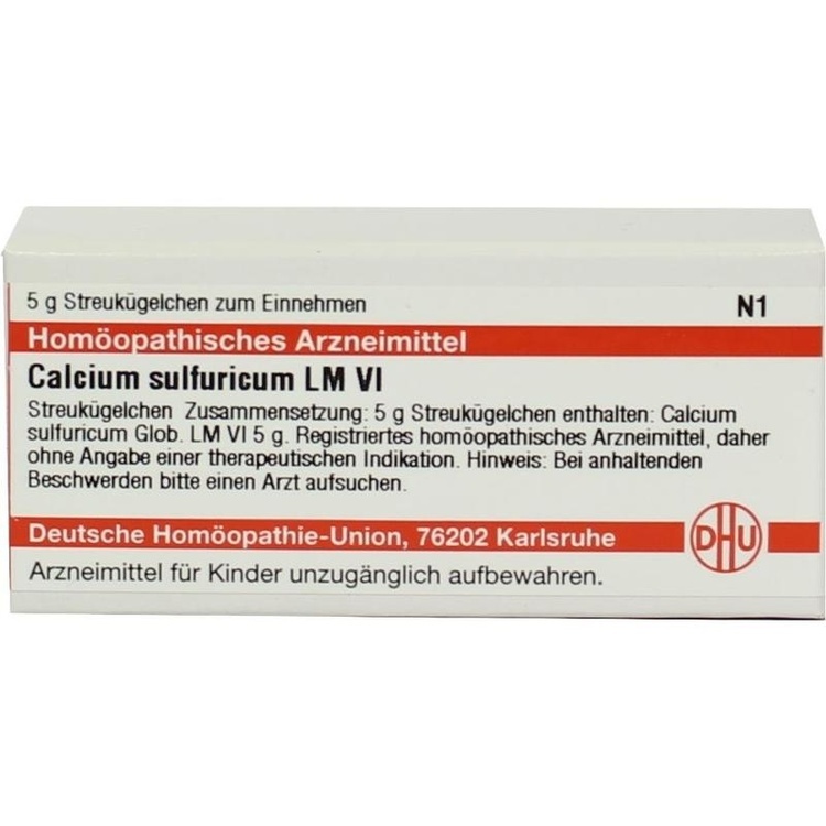 CALCIUM SULFURICUM LM VI Globuli 5 g