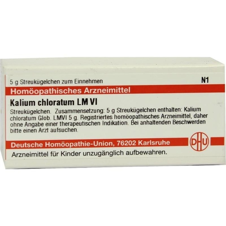 KALIUM CHLORATUM LM VI Globuli 5 g