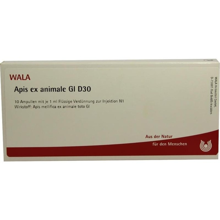 APIS EX animale GL D 30 Ampullen 10X1 ml