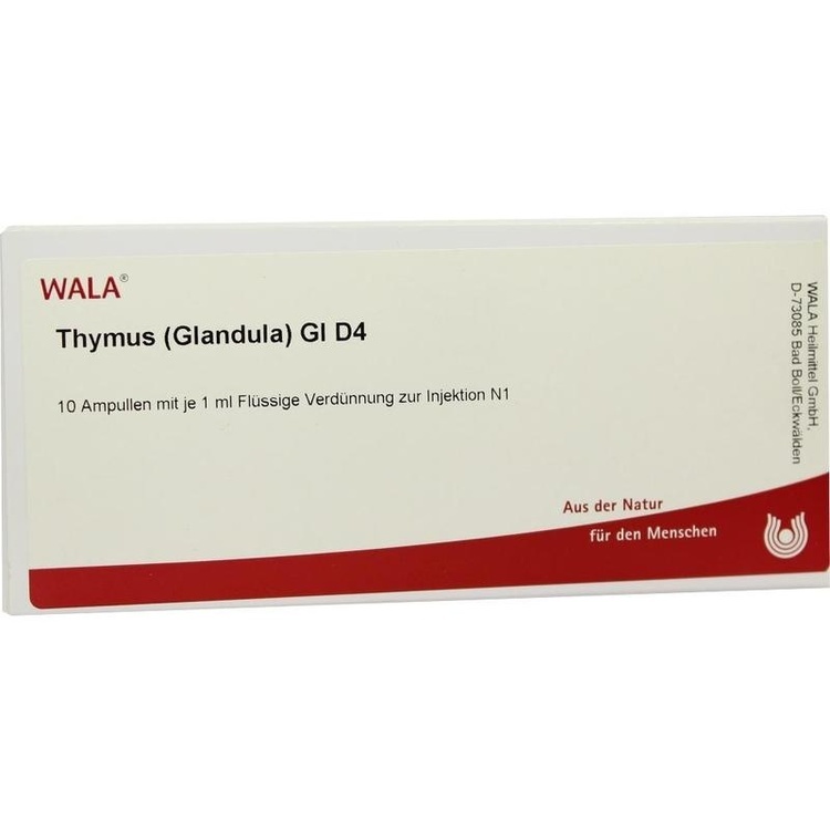 THYMUS GLANDULA GL D 4 Ampullen 10X1 ml