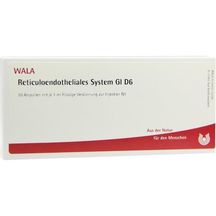 RETICULOENDOTHELIALES System GL D 6 Ampullen 10X1 ml