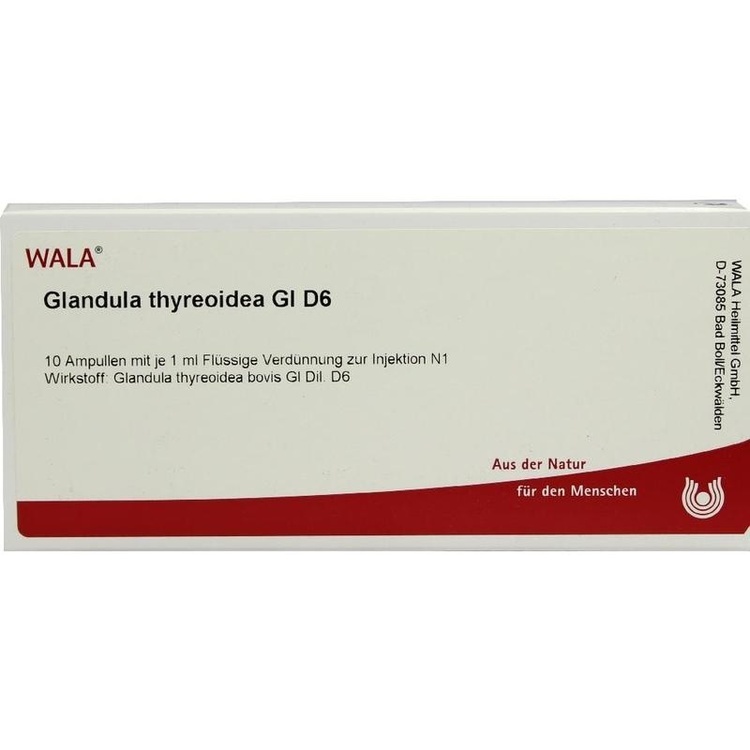 GLANDULA THYREOIDEA GL D 6 Ampullen 10X1 ml