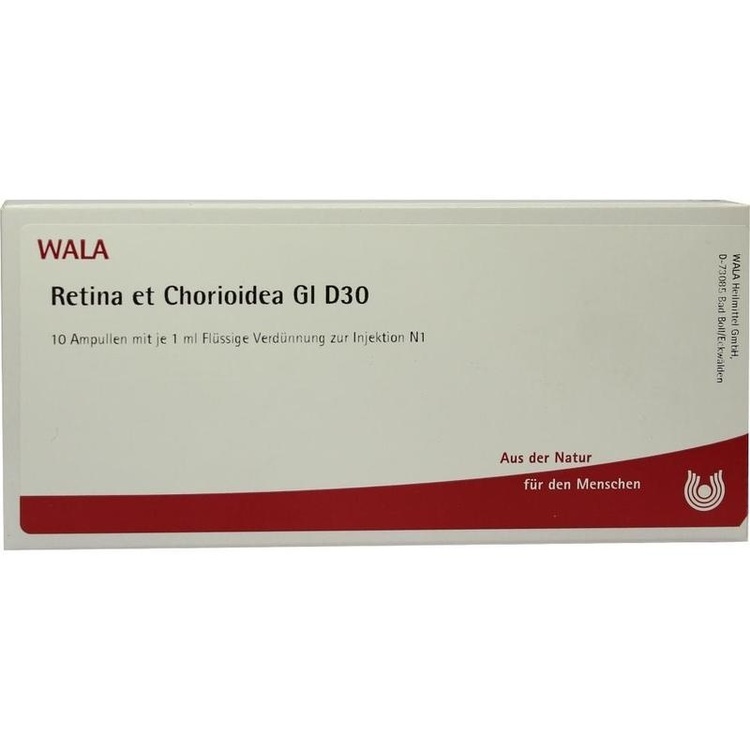 RETINA ET Chorioidea GL D 30 Ampullen 10X1 ml