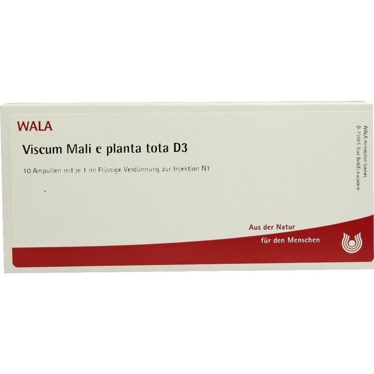 VISCUM MALI e planta tota D 3 Ampullen 10X1 ml