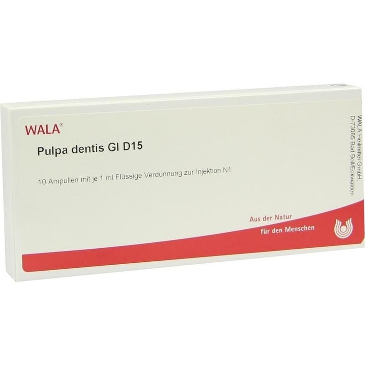 PULPA DENTIS GL D 15 Ampullen 10X1 ml