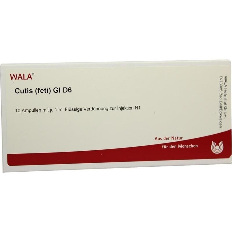 CUTIS feti GL D 6 Ampullen 10X1 ml