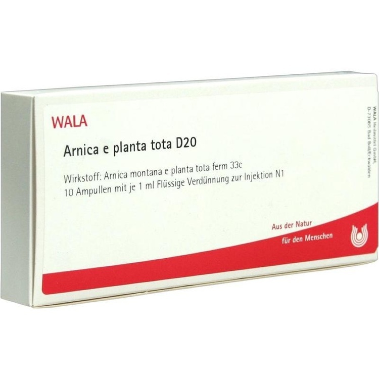 ARNICA E Planta tota D 20 Ampullen 10X1 ml