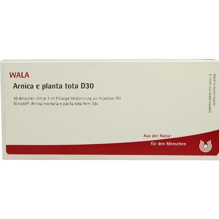 ARNICA E Planta tota D 30 Ampullen 10X1 ml