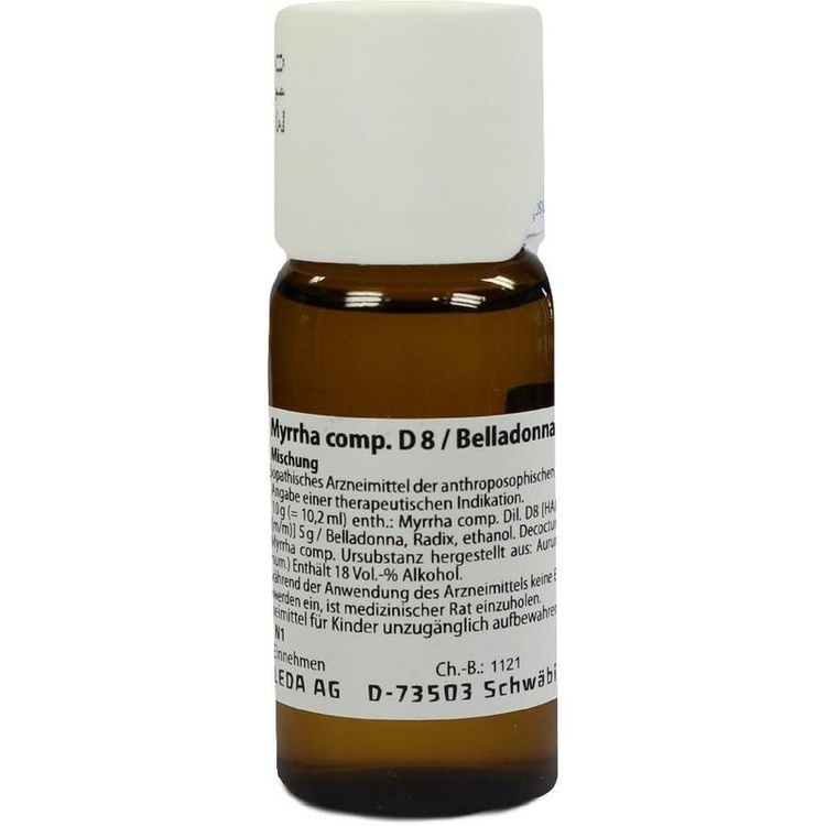 MYRRHA comp.D 8/Belladonna Radix D 10 aa Mischung 50 ml