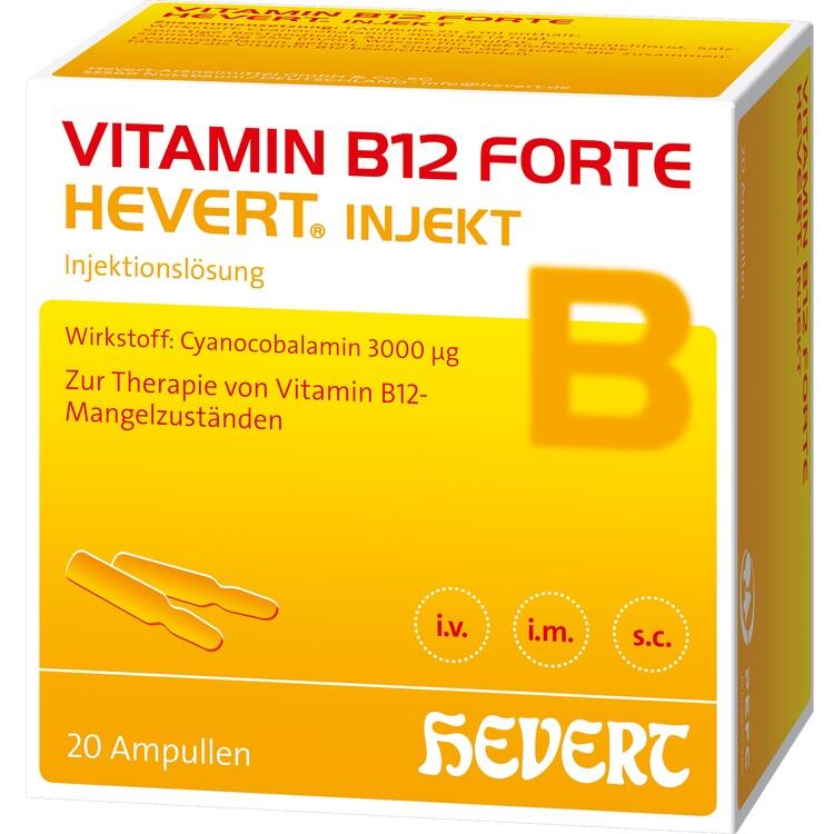 VITAMIN B12 FORTE Hevert injekt Inj.-Lsg.Amp. 20X2 ml