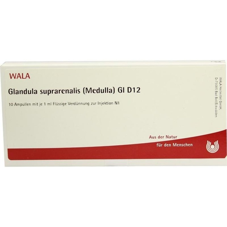 GLANDULA SUPRARENALES Medulla GL D 12 Ampullen 10X1 ml