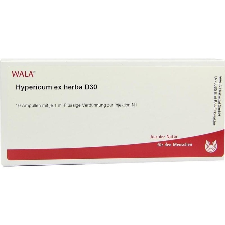 HYPERICUM EX Herba D 30 Ampullen 10X1 ml