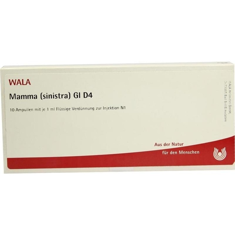 MAMMA SINISTRA GL D 4 Ampullen 10X1 ml