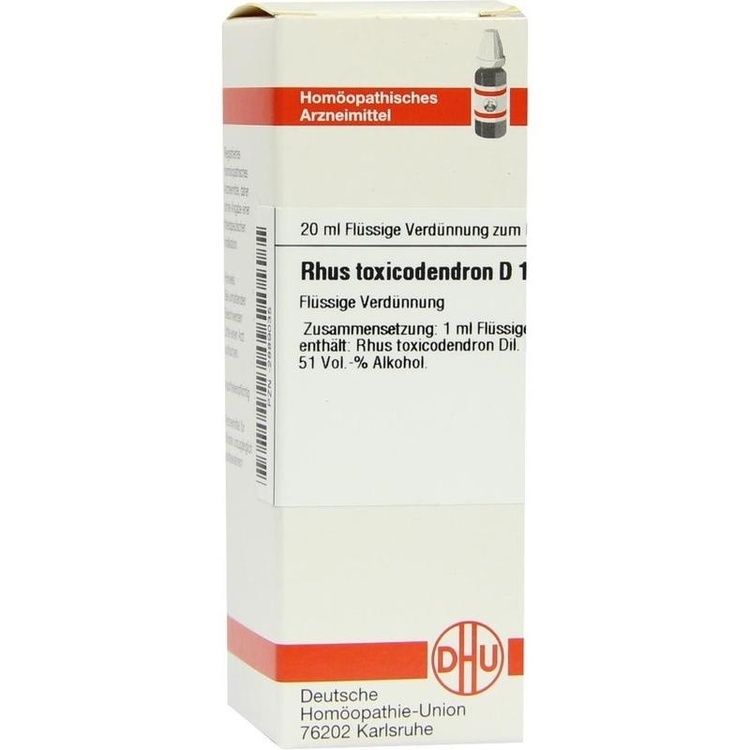 RHUS TOXICODENDRON D 10 Dilution 20 ml