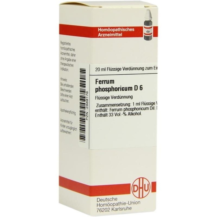 FERRUM PHOSPHORICUM D 6 Dilution 20 ml