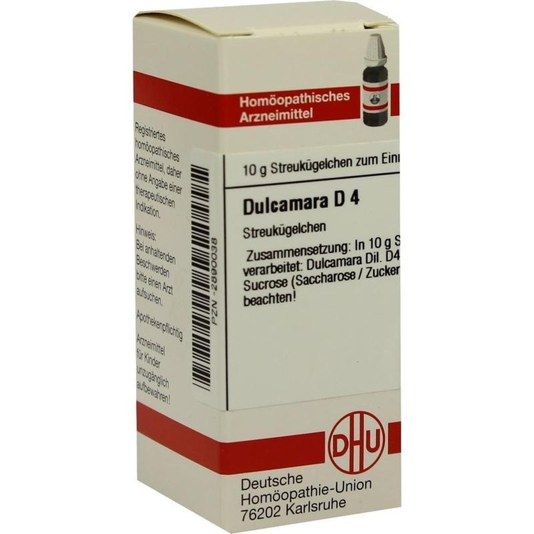 DULCAMARA D 4 Globuli 10 g