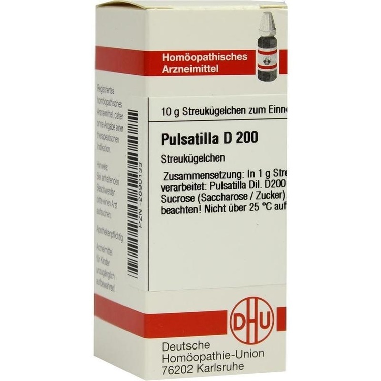 PULSATILLA D 200 Globuli 10 g