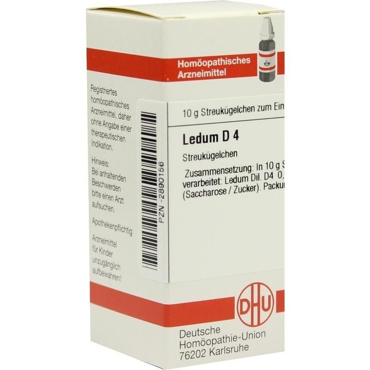 LEDUM D 4 Globuli 10 g