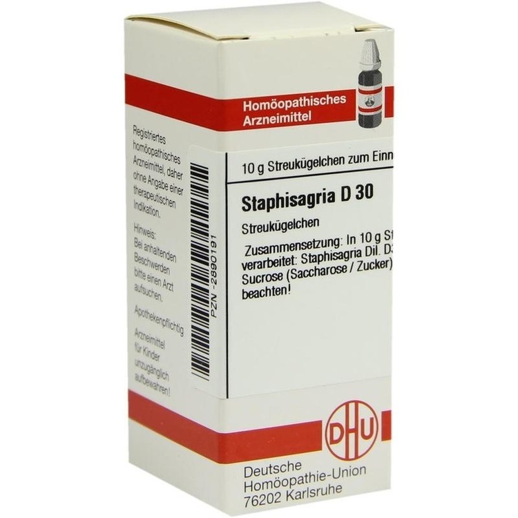 STAPHISAGRIA D 30 Globuli 10 g