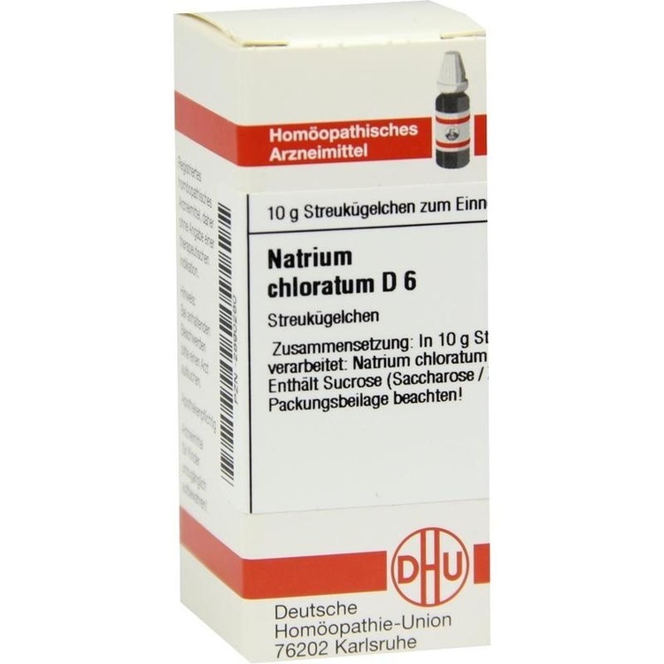 NATRIUM CHLORATUM D 6 Globuli 10 g