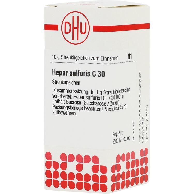 HEPAR SULFURIS C 30 Globuli 10 g