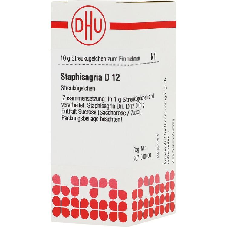 STAPHISAGRIA D 12 Globuli 10 g