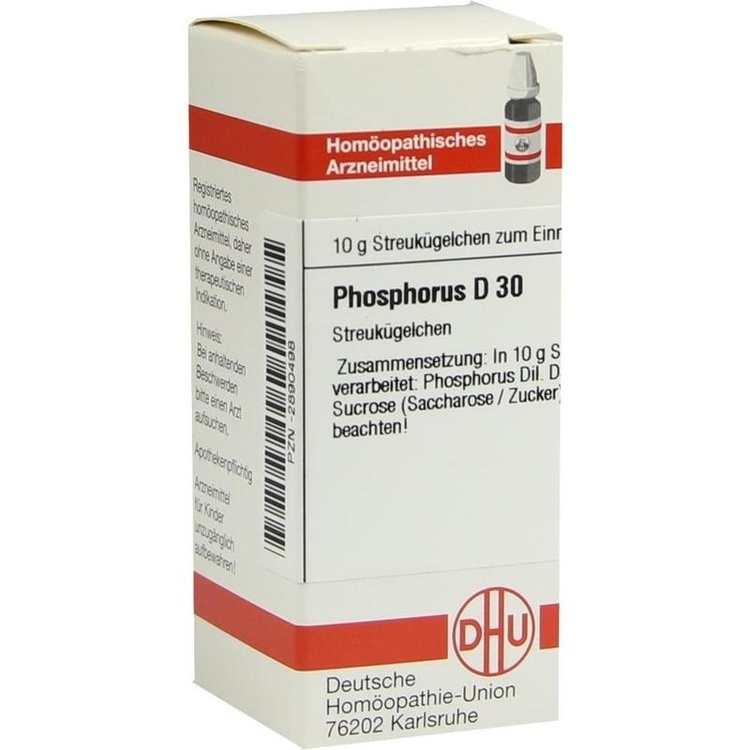 PHOSPHORUS D 30 Globuli 10 g