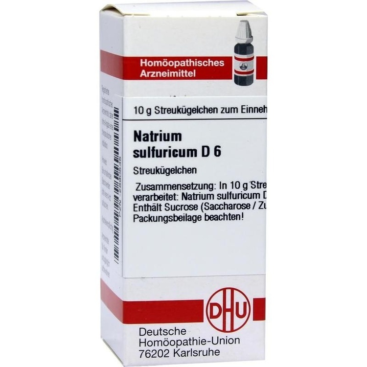 NATRIUM SULFURICUM D 6 Globuli 10 g